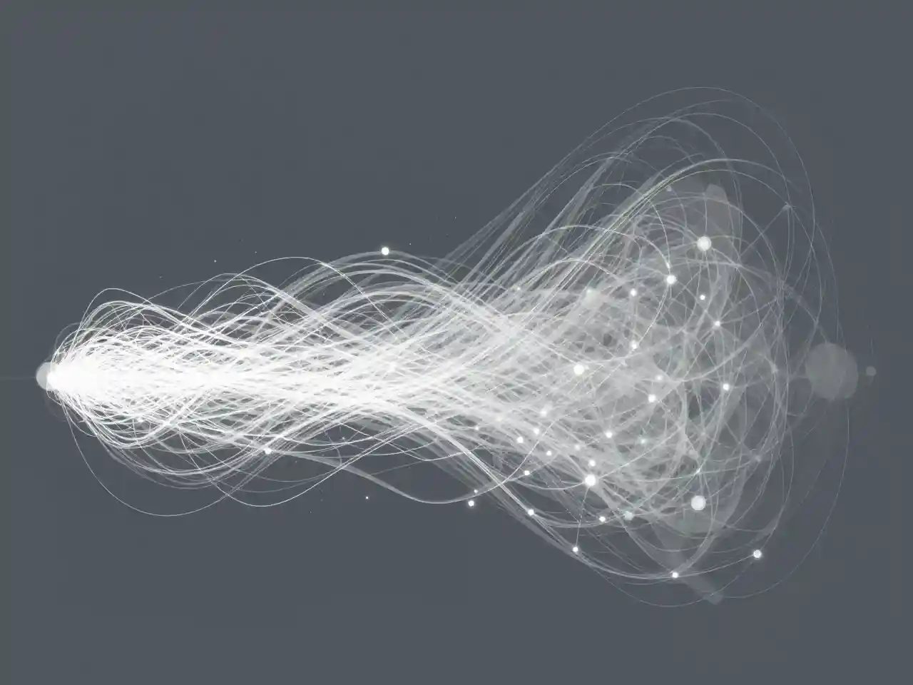 Visualization of habit flow lines connecting behavior data points over time